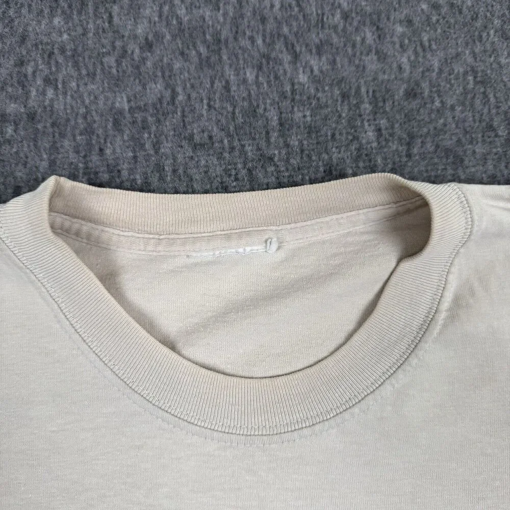 Vintage‎ I’d Eat That! T-Shirt Men’s XL Tan Fishing Outdoors Ocean Lake Nature